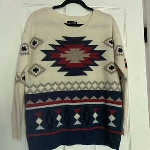 American Eagle Size M Aztec Sweater